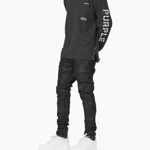 Purple Label Blackest Wax Jeans P001